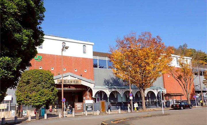 集合場所の武蔵五日市駅前