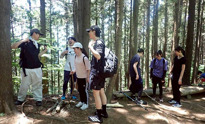 登り最後の休憩